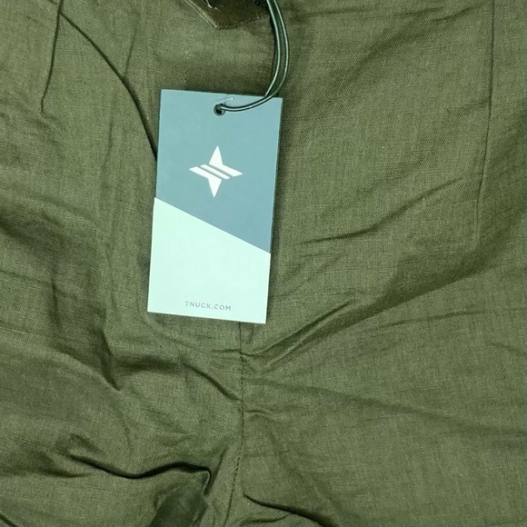 Tuckernuck Army Green High-Rise Safari Shorts-Women’s M-Summer-Vacation-Casual - Picture 5 of 8